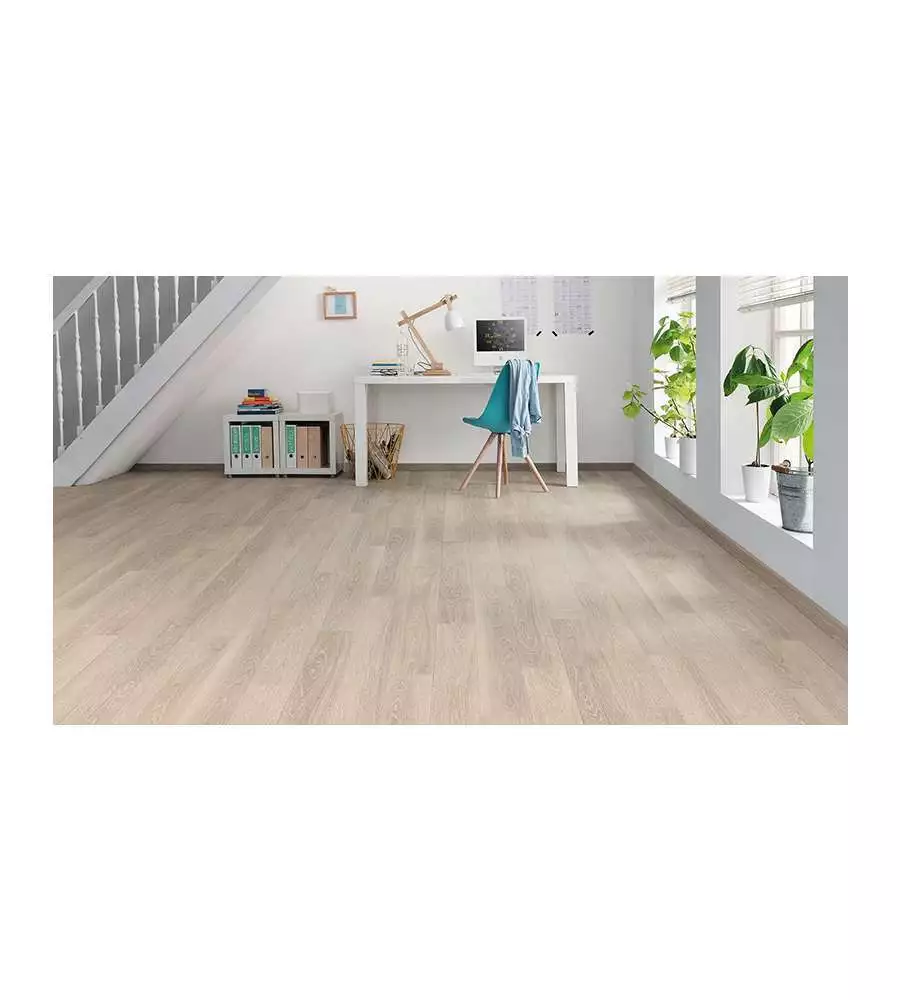 PAVIMENTO LAMINATO "NIAGARA" ROVERE BEIGE- CONFEZIONE DA 2,390 M²